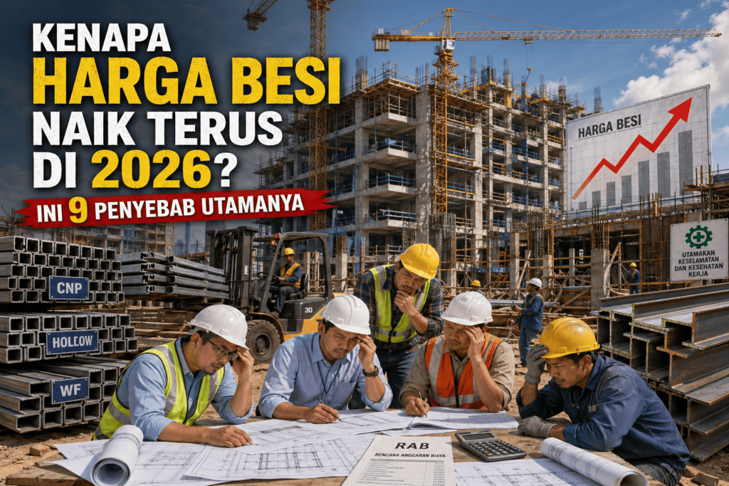 9 penyebab kenapa harga besi naik 2026 di Indonesia